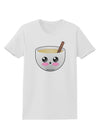 Cute Egg Nog Design - Womens T-Shirt by TooLoud-Womens T-Shirt-TooLoud-White-X-Small-Davson Sales