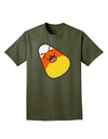 Cute Father Candy Corn Family Halloween Adult Dark T-Shirt-Mens T-Shirt-TooLoud-Military-Green-Small-Davson Sales