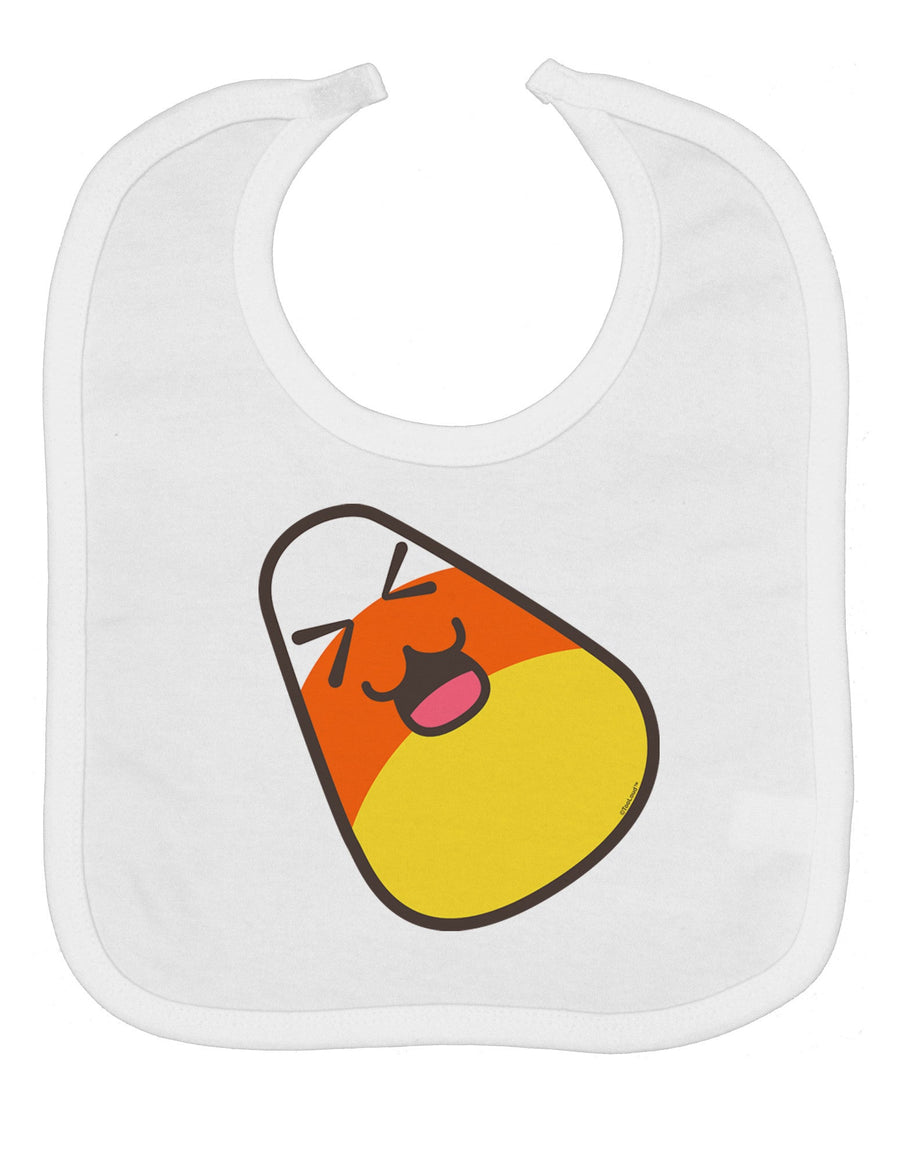 Cute Father Candy Corn Family Halloween Baby Bib