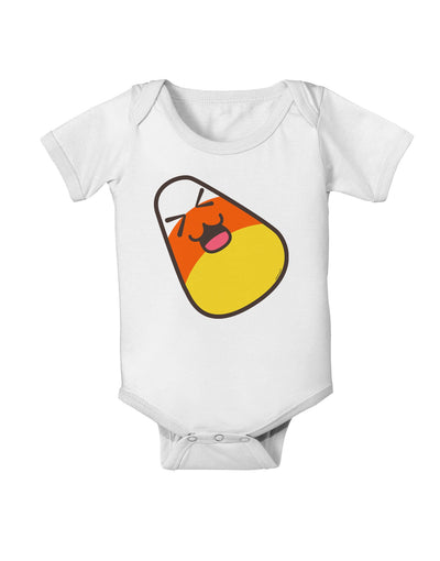 Cute Father Candy Corn Family Halloween Baby Romper Bodysuit-Baby Romper-TooLoud-White-06-Months-Davson Sales