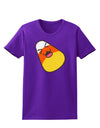 Cute Father Candy Corn Family Halloween Womens Dark T-Shirt-TooLoud-Purple-X-Small-Davson Sales