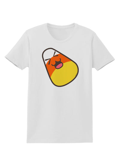 Cute Father Candy Corn Family Halloween Womens T-Shirt-Womens T-Shirt-TooLoud-White-X-Small-Davson Sales