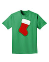 Cute Faux Applique Christmas Stocking Adult Dark T-Shirt-Mens T-Shirt-TooLoud-Kelly-Green-Small-Davson Sales