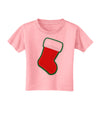 Cute Faux Applique Christmas Stocking Toddler T-Shirt-Toddler T-Shirt-TooLoud-Candy-Pink-2T-Davson Sales