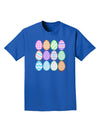 Cute Faux Applique Easter Eggs Adult Dark T-Shirt-Mens T-Shirt-TooLoud-Royal-Blue-Small-Davson Sales