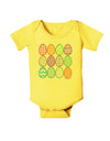 Cute Faux Applique Easter Eggs Baby Romper Bodysuit-Baby Romper-TooLoud-Yellow-06-Months-Davson Sales