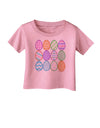 Cute Faux Applique Easter Eggs Infant T-Shirt-Infant T-Shirt-TooLoud-Candy-Pink-06-Months-Davson Sales