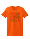 Cute Faux Applique Easter Eggs Womens T-Shirt-Womens T-Shirt-TooLoud-Orange-X-Small-Davson Sales