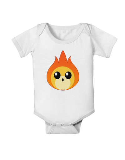 Cute Fireball Design Baby Romper Bodysuit-Baby Romper-TooLoud-White-06-Months-Davson Sales