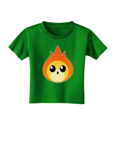 Cute Fireball Design Toddler T-Shirt Dark-Toddler T-Shirt-TooLoud-Royal-Blue-2T-Davson Sales