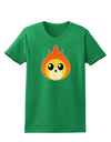 Cute Fireball Design Womens Dark T-Shirt-Womens T-Shirt-TooLoud-Kelly-Green-X-Small-Davson Sales