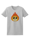 Cute Fireball Design Womens T-Shirt-Womens T-Shirt-TooLoud-AshGray-X-Small-Davson Sales