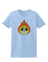 Cute Fireball Design Womens T-Shirt-Womens T-Shirt-TooLoud-Light-Blue-X-Small-Davson Sales