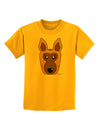 Cute German Shepherd Dog Childrens T-Shirt by TooLoud-Childrens T-Shirt-TooLoud-Gold-X-Small-Davson Sales