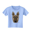 Cute German Shepherd Dog Toddler T-Shirt by TooLoud-Toddler T-Shirt-TooLoud-Aquatic-Blue-2T-Davson Sales