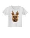 Cute German Shepherd Dog Toddler T-Shirt by TooLoud-Toddler T-Shirt-TooLoud-White-2T-Davson Sales