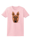 Cute German Shepherd Dog Womens T-Shirt by TooLoud-Womens T-Shirt-TooLoud-PalePink-X-Small-Davson Sales