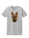 Cute German Shepherd Dog Womens T-Shirt by TooLoud-Womens T-Shirt-TooLoud-AshGray-X-Small-Davson Sales