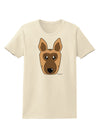 Cute German Shepherd Dog Womens T-Shirt by TooLoud-Womens T-Shirt-TooLoud-Natural-X-Small-Davson Sales