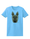 Cute German Shepherd Dog Womens T-Shirt by TooLoud-Womens T-Shirt-TooLoud-Aquatic-Blue-X-Small-Davson Sales