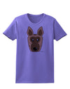 Cute German Shepherd Dog Womens T-Shirt by TooLoud-Womens T-Shirt-TooLoud-Violet-X-Small-Davson Sales