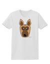 Cute German Shepherd Dog Womens T-Shirt by TooLoud-Womens T-Shirt-TooLoud-White-X-Small-Davson Sales