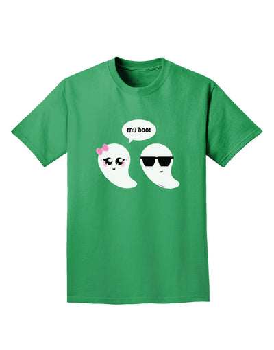 Cute Ghost Couple My Boo Halloween Adult Dark T-Shirt-Mens T-Shirt-TooLoud-Kelly-Green-Small-Davson Sales