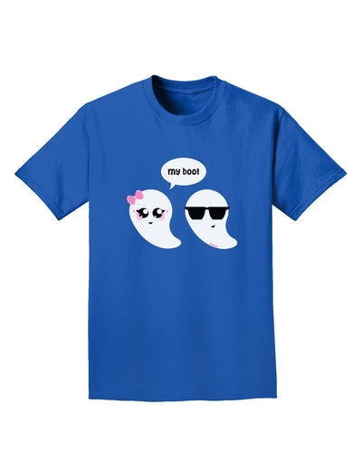 Cute Ghost Couple My Boo Halloween Adult Dark T-Shirt-Mens T-Shirt-TooLoud-Royal-Blue-Small-Davson Sales