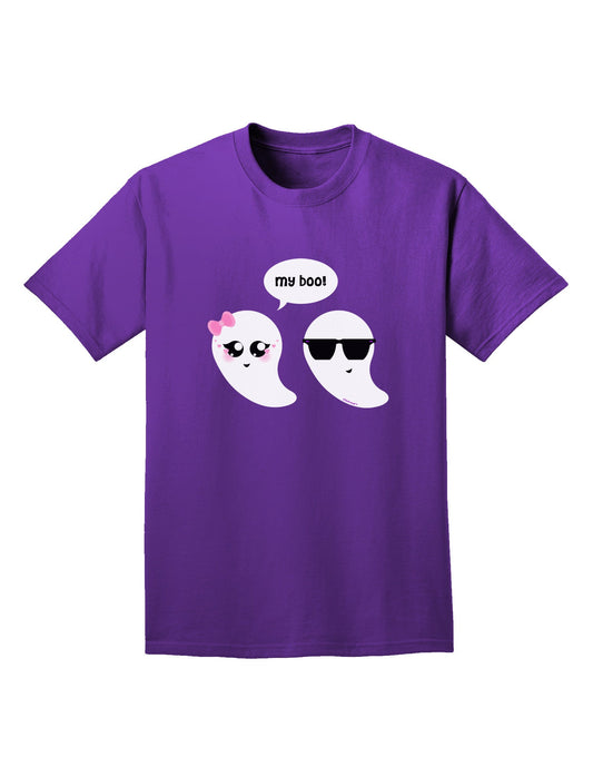 Cute Ghost Couple My Boo Halloween Adult Dark T-Shirt-Mens T-Shirt-TooLoud-Purple-Small-Davson Sales