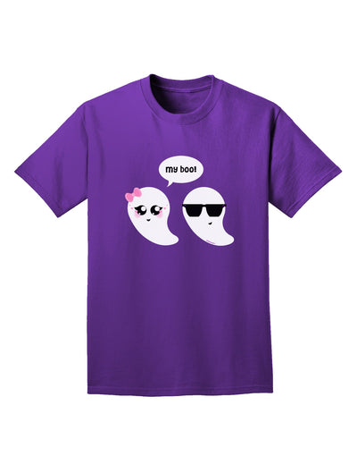 Cute Ghost Couple My Boo Halloween Adult Dark T-Shirt-Mens T-Shirt-TooLoud-Purple-Small-Davson Sales