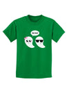 Cute Ghost Couple My Boo Halloween Childrens Dark T-Shirt-Childrens T-Shirt-TooLoud-Kelly-Green-X-Small-Davson Sales