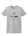 Cute Ghost Couple My Boo Halloween Womens T-Shirt-Womens T-Shirt-TooLoud-AshGray-X-Small-Davson Sales