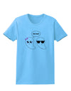 Cute Ghost Couple My Boo Halloween Womens T-Shirt-Womens T-Shirt-TooLoud-Aquatic-Blue-X-Small-Davson Sales