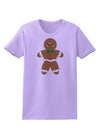 Cute Gingerbread Man Christmas Womens T-Shirt-Womens T-Shirt-TooLoud-Lavender-X-Small-Davson Sales