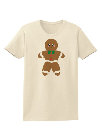 Cute Gingerbread Man Christmas Womens T-Shirt-Womens T-Shirt-TooLoud-Natural-X-Small-Davson Sales