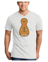 Cute Gingerbread Matryoshka Nesting Doll - Christmas Adult V-Neck T-shirt-Mens V-Neck T-Shirt-TooLoud-White-Small-Davson Sales