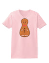 Cute Gingerbread Matryoshka Nesting Doll - Christmas Womens T-Shirt-Womens T-Shirt-TooLoud-PalePink-X-Small-Davson Sales
