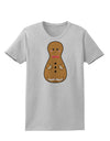 Cute Gingerbread Matryoshka Nesting Doll - Christmas Womens T-Shirt-Womens T-Shirt-TooLoud-AshGray-X-Small-Davson Sales