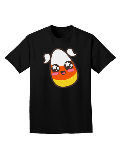 Cute Girl Child Candy Corn Family Halloween Adult Dark T-Shirt-Mens T-Shirt-TooLoud-Black-Small-Davson Sales