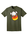 Cute Girl Child Candy Corn Family Halloween Adult Dark T-Shirt-Mens T-Shirt-TooLoud-Military-Green-Small-Davson Sales