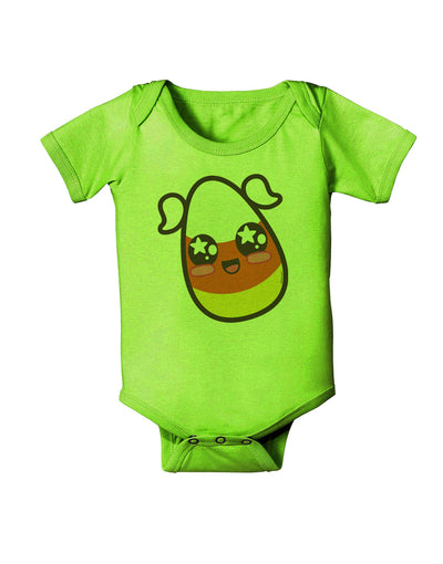 Cute Girl Child Candy Corn Family Halloween Baby Romper Bodysuit-Baby Romper-TooLoud-Lime-Green-06-Months-Davson Sales