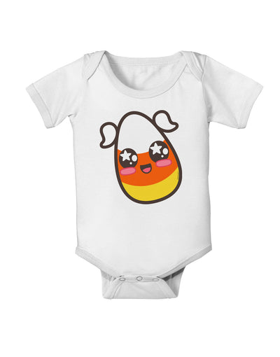 Cute Girl Child Candy Corn Family Halloween Baby Romper Bodysuit-Baby Romper-TooLoud-White-06-Months-Davson Sales