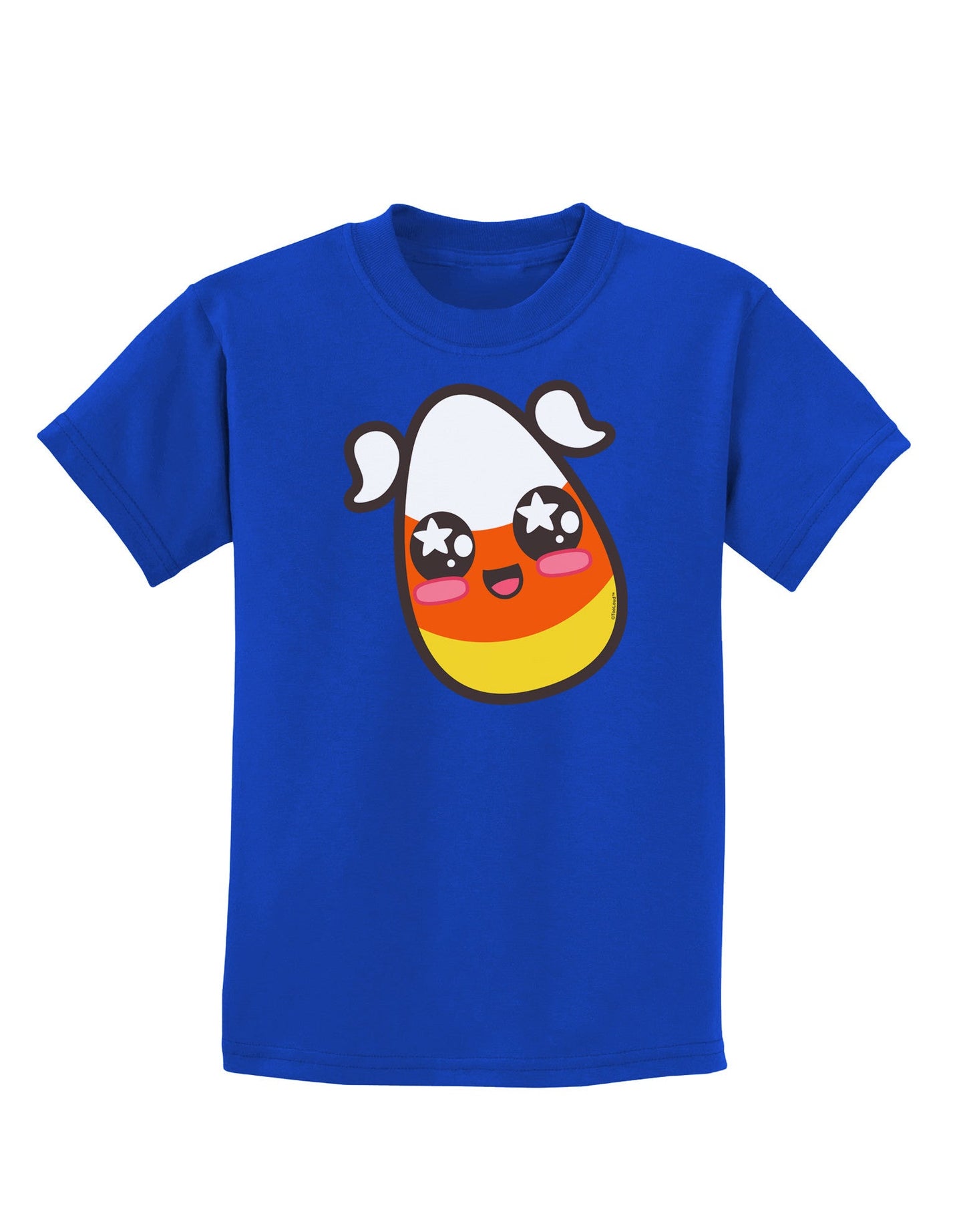Cute Girl Child Candy Corn Family Halloween Childrens Dark T-Shirt-Childrens T-Shirt-TooLoud-Royal-Blue-X-Small-Davson Sales