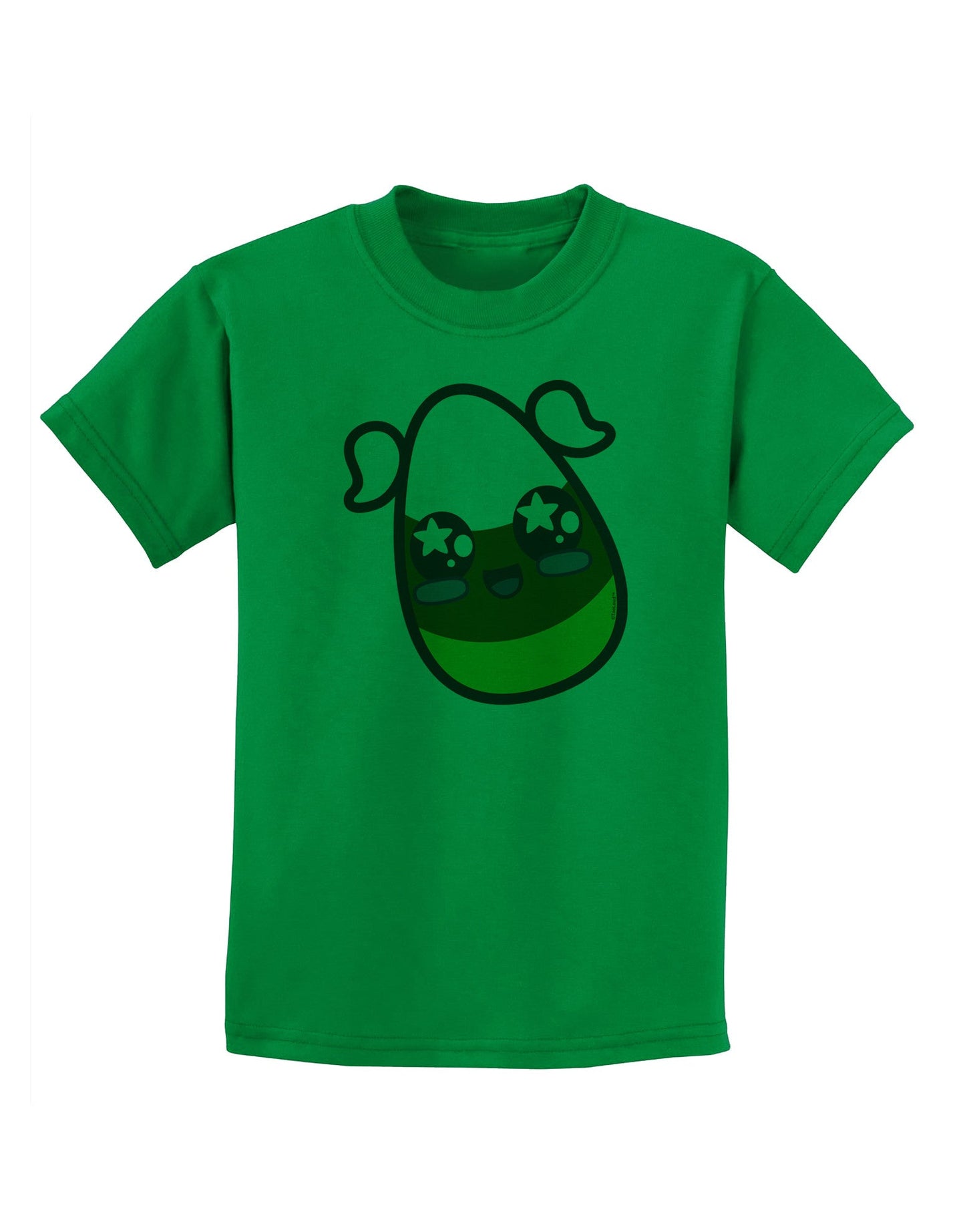 Cute Girl Child Candy Corn Family Halloween Childrens T-Shirt-Childrens T-Shirt-TooLoud-Kelly-Green-X-Small-Davson Sales