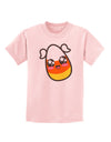 Cute Girl Child Candy Corn Family Halloween Childrens T-Shirt-Childrens T-Shirt-TooLoud-PalePink-X-Small-Davson Sales