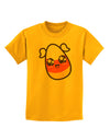 Cute Girl Child Candy Corn Family Halloween Childrens T-Shirt-Childrens T-Shirt-TooLoud-Gold-X-Small-Davson Sales