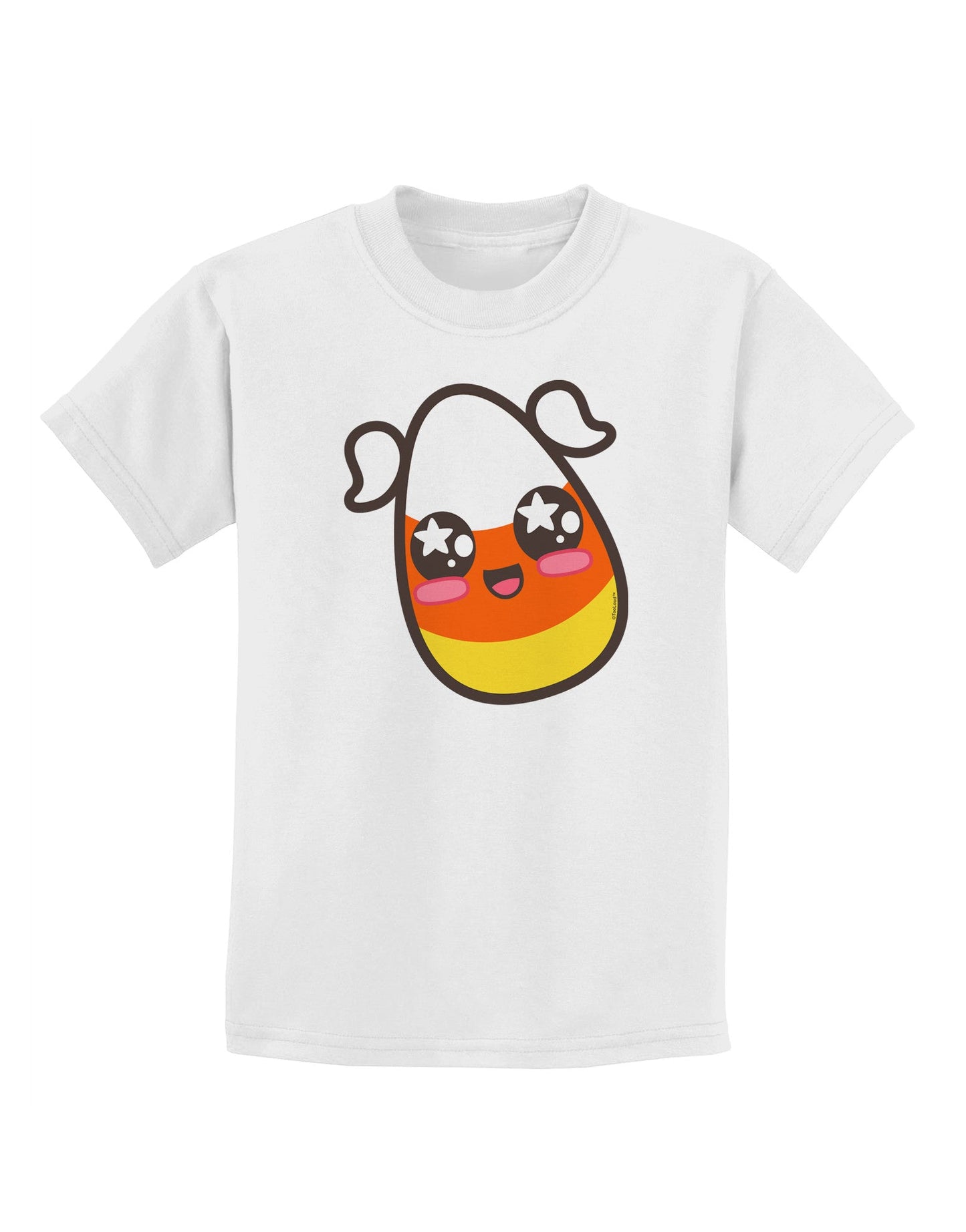 Cute Girl Child Candy Corn Family Halloween Childrens T-Shirt-Childrens T-Shirt-TooLoud-White-X-Small-Davson Sales