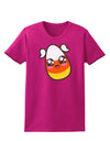 Cute Girl Child Candy Corn Family Halloween Womens Dark T-Shirt-TooLoud-Hot-Pink-Small-Davson Sales