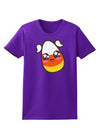 Cute Girl Child Candy Corn Family Halloween Womens Dark T-Shirt-TooLoud-Purple-X-Small-Davson Sales