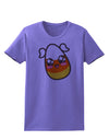 Cute Girl Child Candy Corn Family Halloween Womens T-Shirt-Womens T-Shirt-TooLoud-Violet-X-Small-Davson Sales